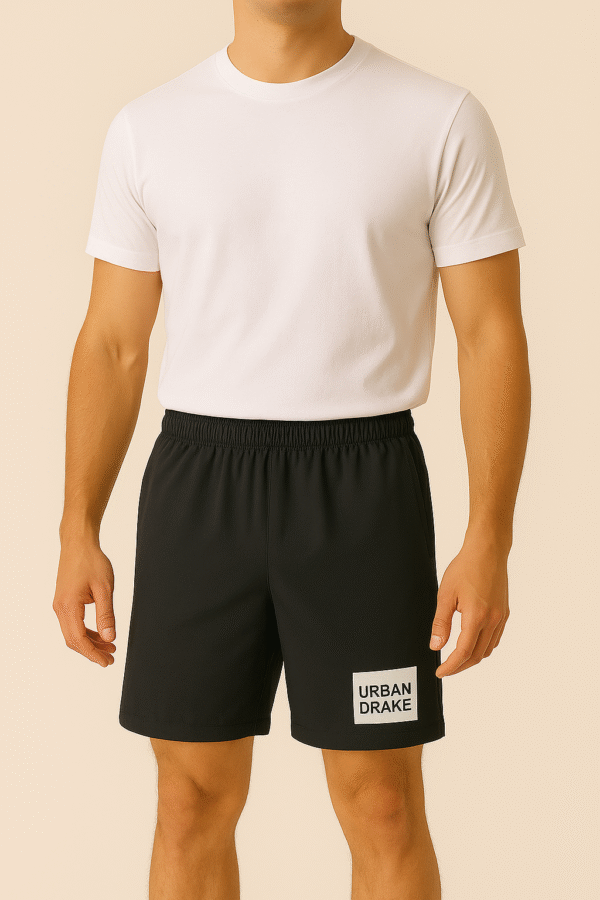 Urban Drake Men’s Black Casual Shorts - Image 2